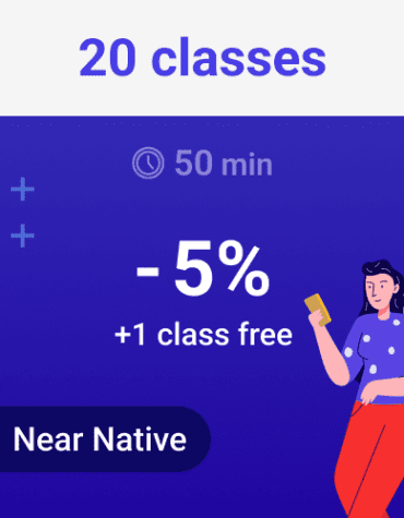 20 classes 50 min (Near Native)