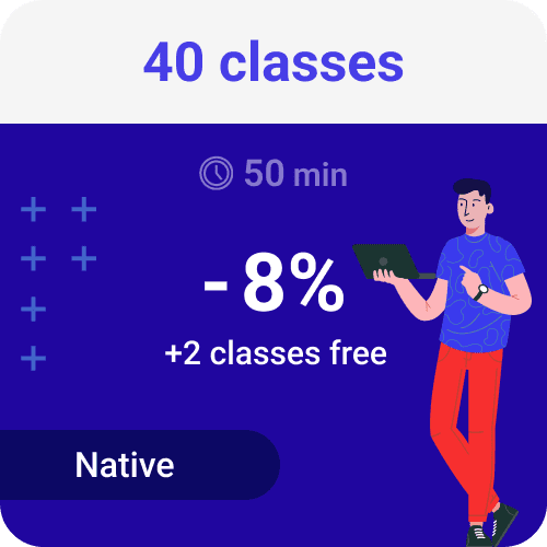 40 classes 50 min (Native)