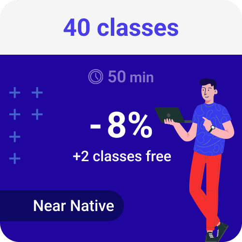 40 classes 50 min (Near Native)