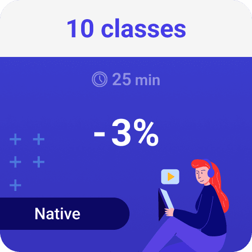 10 classes 25 min (Native)