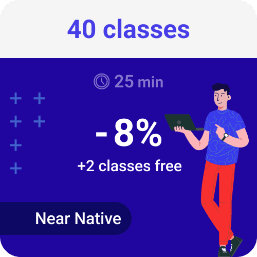 40 classes 25 min (Near Native)