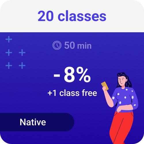 Native - Adult - 20 classes