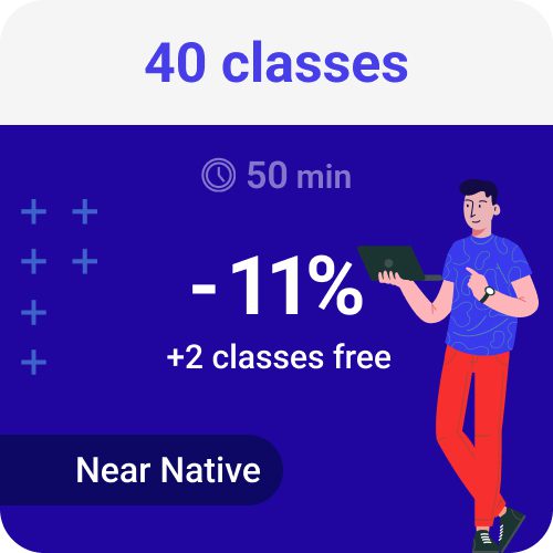 Near Native - Adult - 40 classes