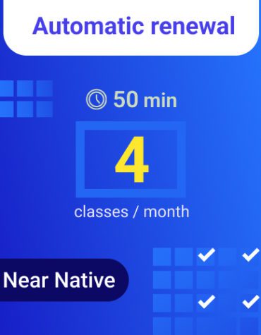 Near Native - Adult - 4 classes